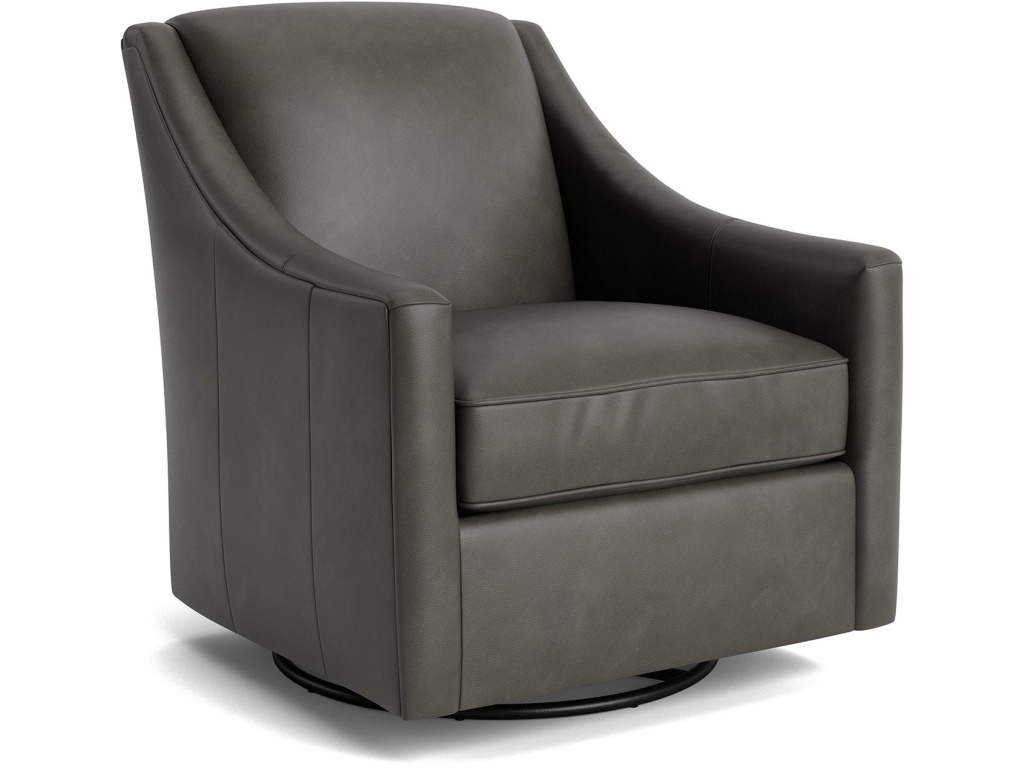 Corinna Leather Swivel Chair