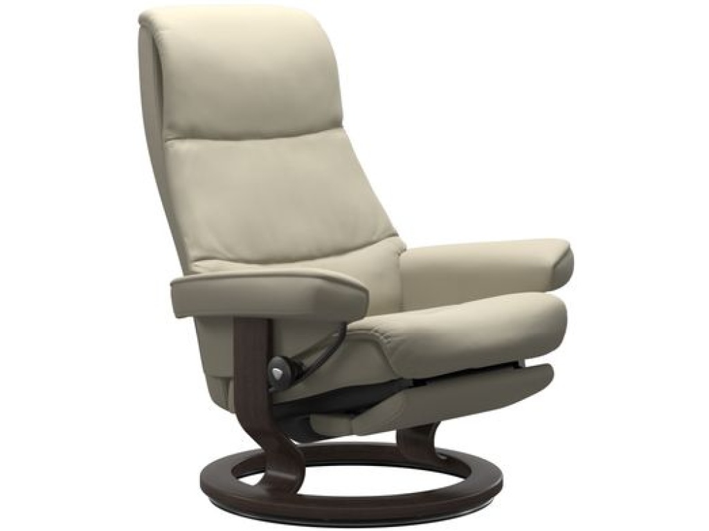 View (M) Classic Base Recliner with Power