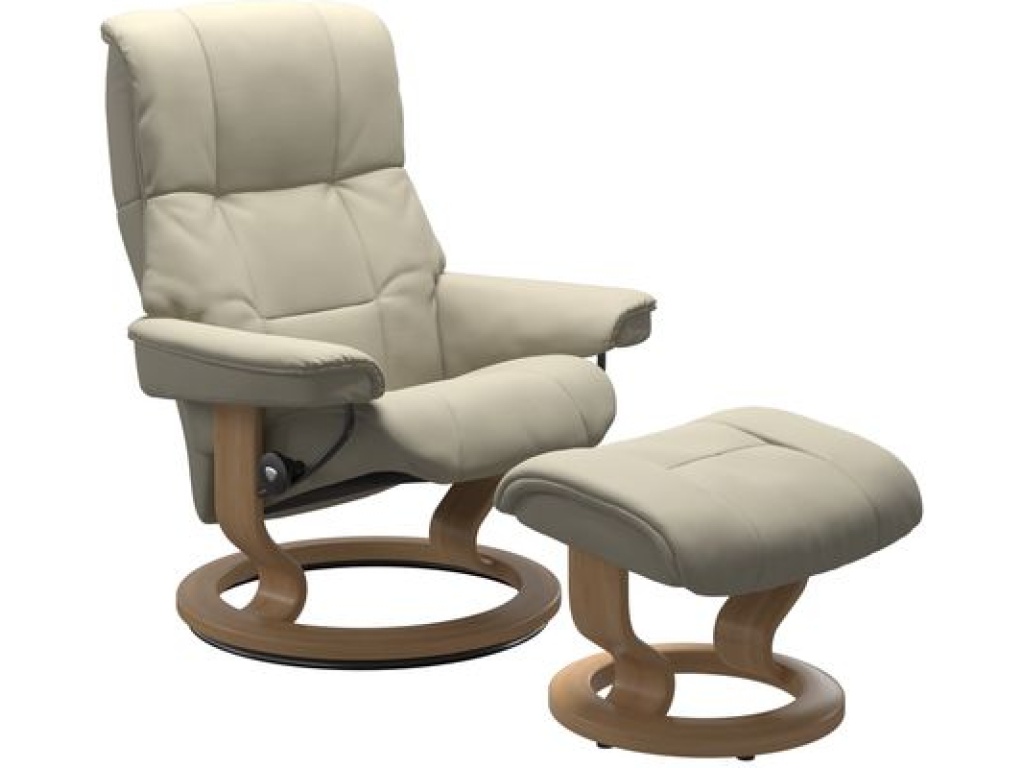 Mayfair (M) Classic Base Recliner with Ottoman