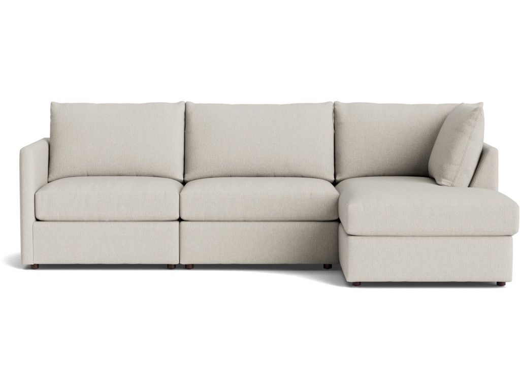 Beckham Thin Track Arm Modular Sofa with Ottoman