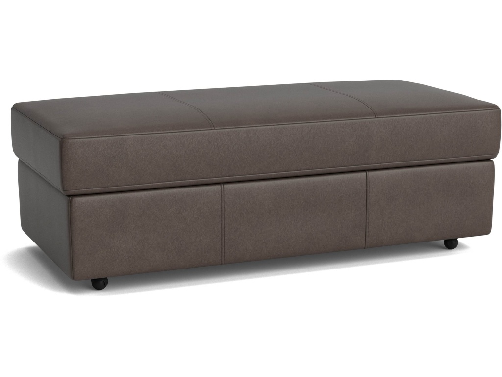 Ellery Leather Storage Ottoman