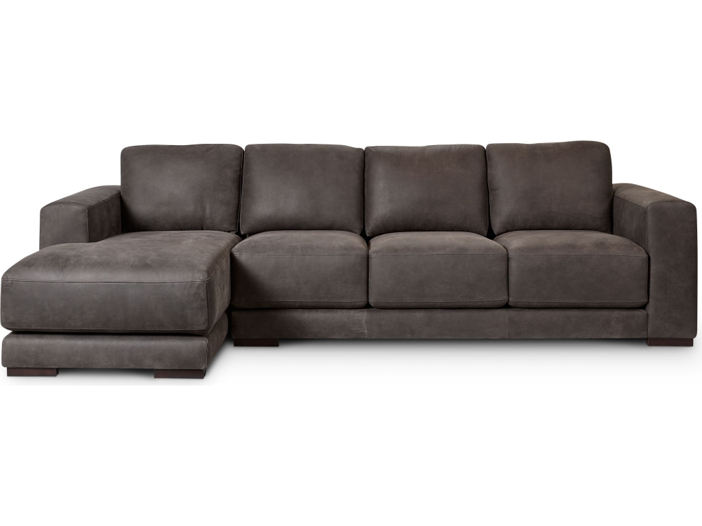 Cabo Leather Chaise Sectional