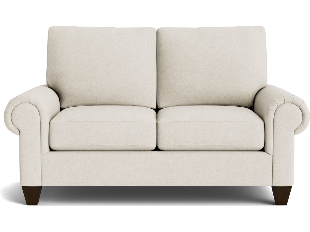 True Custom™ Large Panel Arm Loveseat