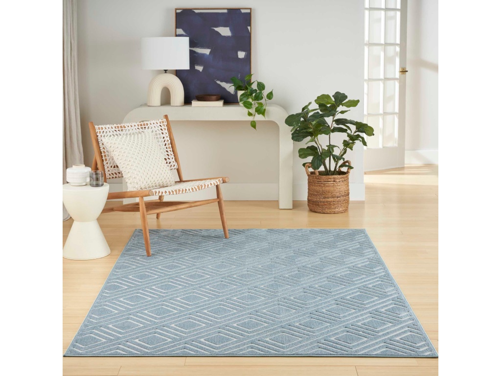 Care Free CAF03 Blue Area Rug