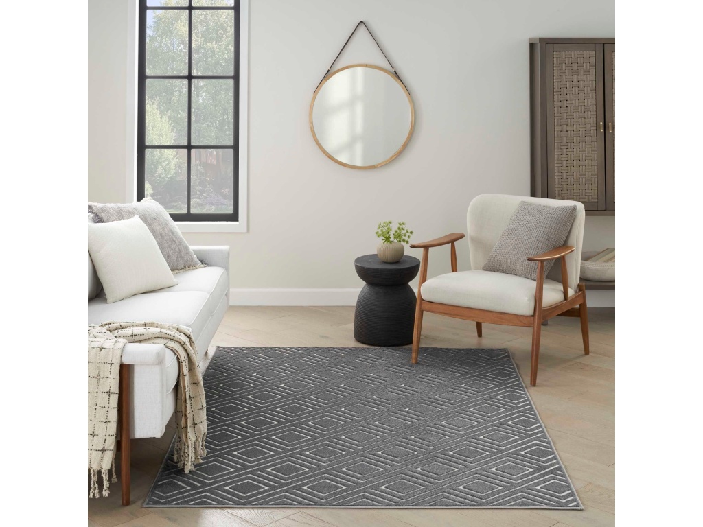 Care Free CAF03 Grey Area Rug