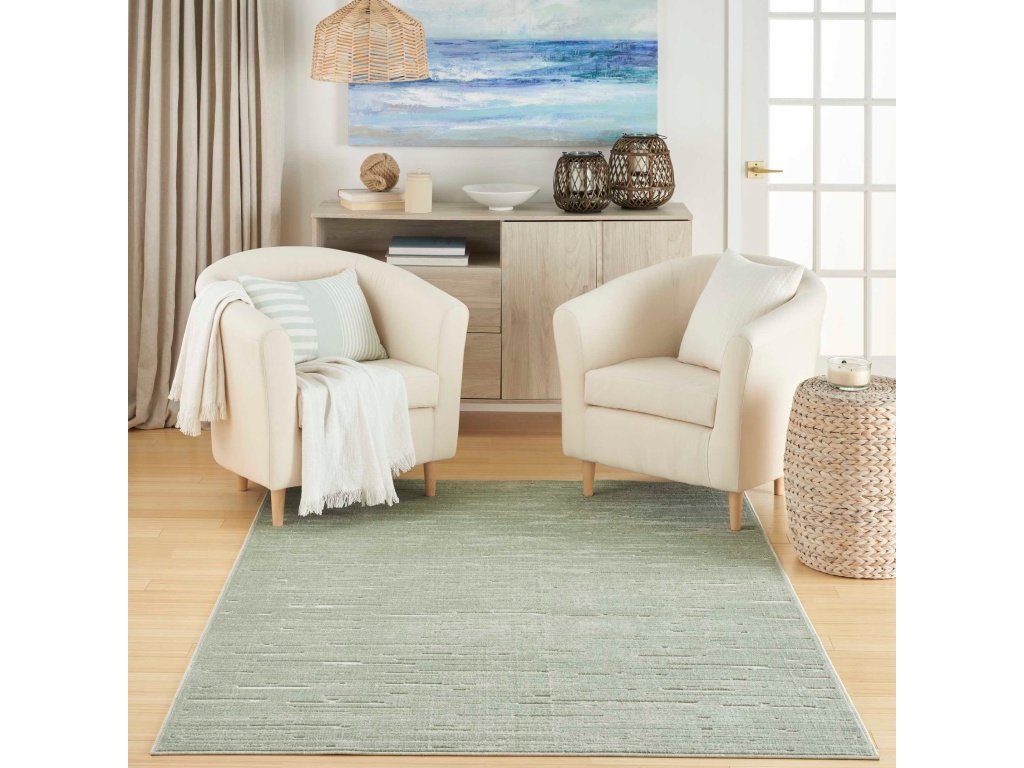 Care Free CAF04 Green Area Rug