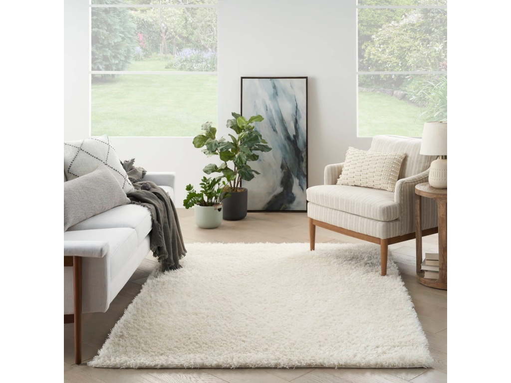 Lush Shag LSS01 Ivory Rug