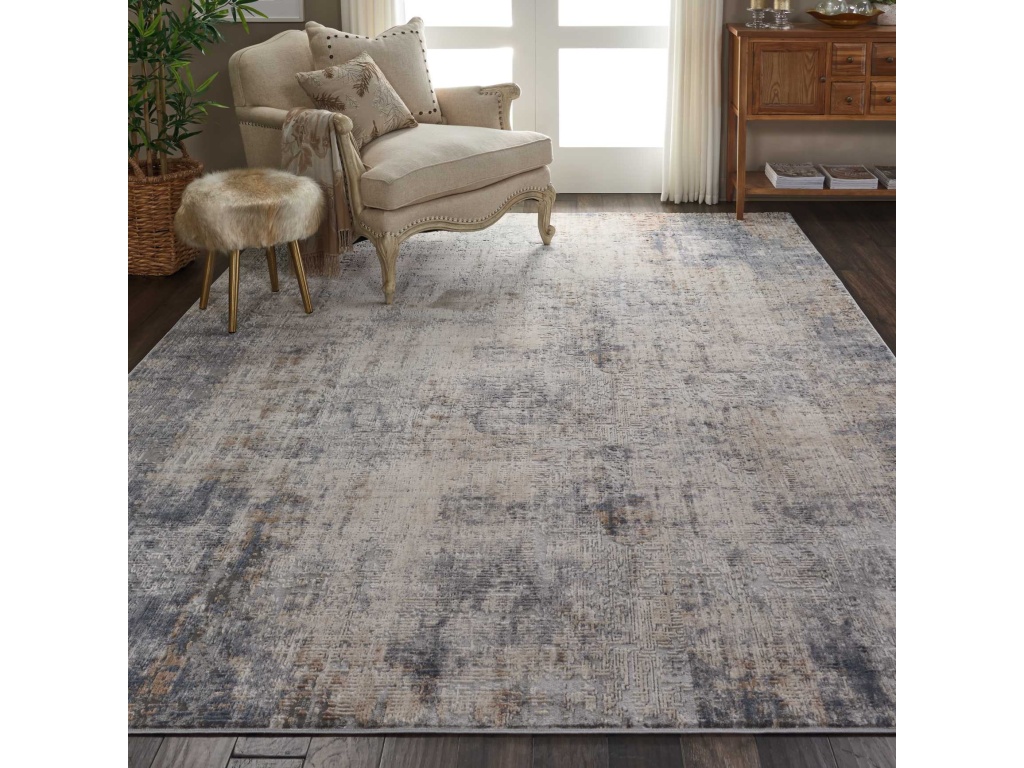 Rustic Textures RUS01 Grey/Beige Rug