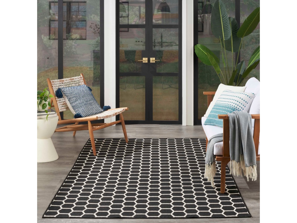 Twist Reversible TWS01 Black Area Rug