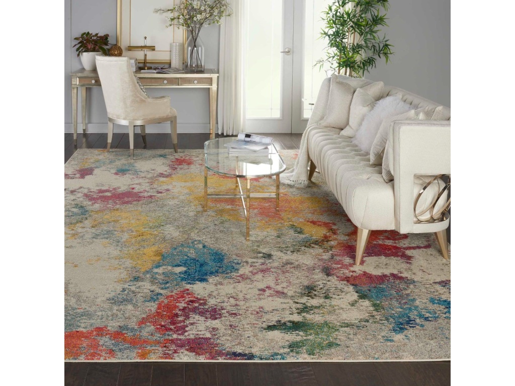 Celestial CES12 Ivory Multicolor Rug