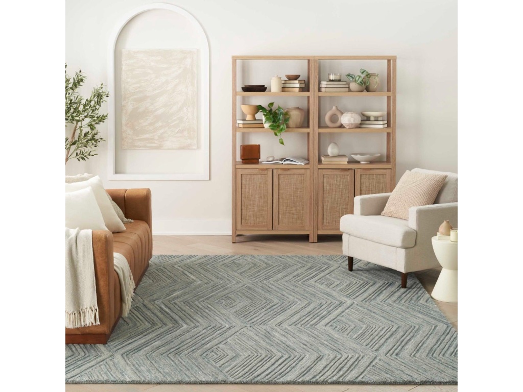 Graceful GRU03 Blue Area Rug