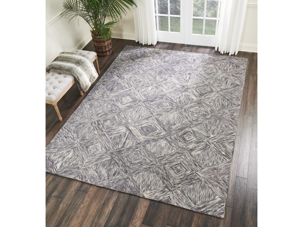 Interlock ITL01 Charcoal Rug