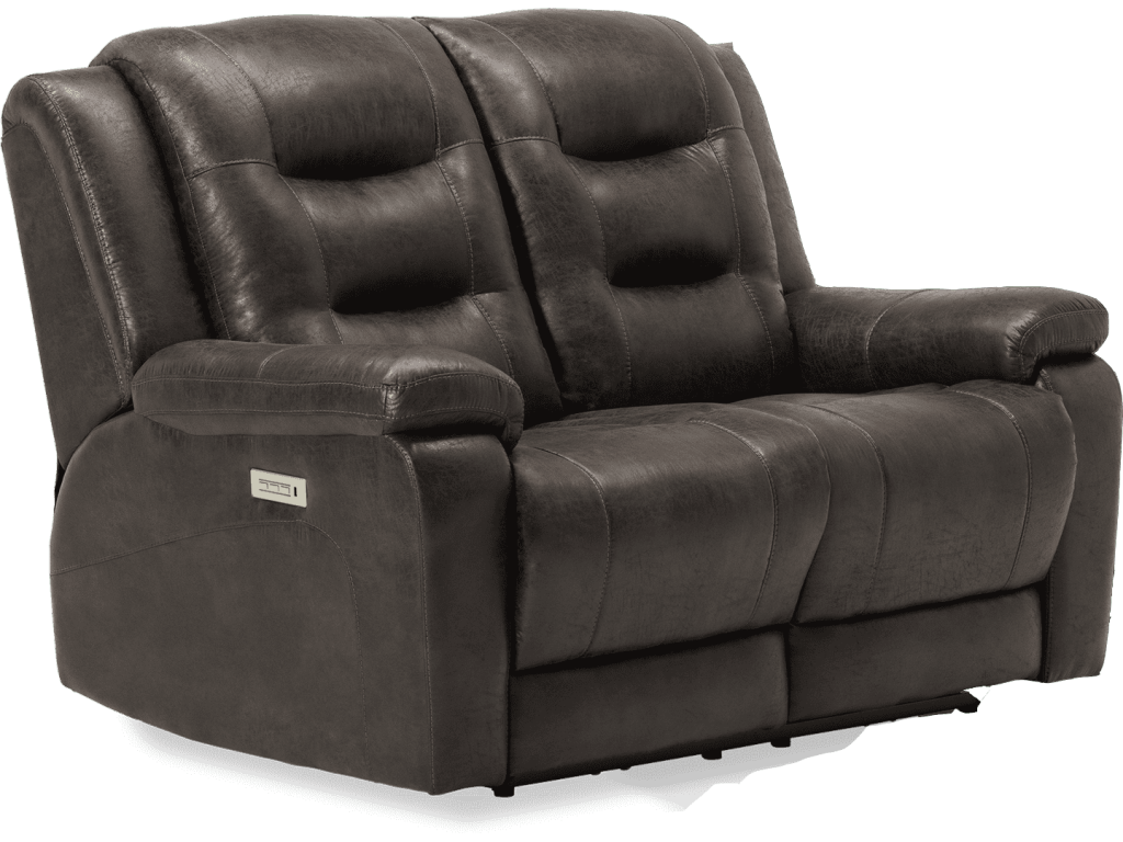 Leighton Power Reclining Loveseat with Headrest and Lumbar