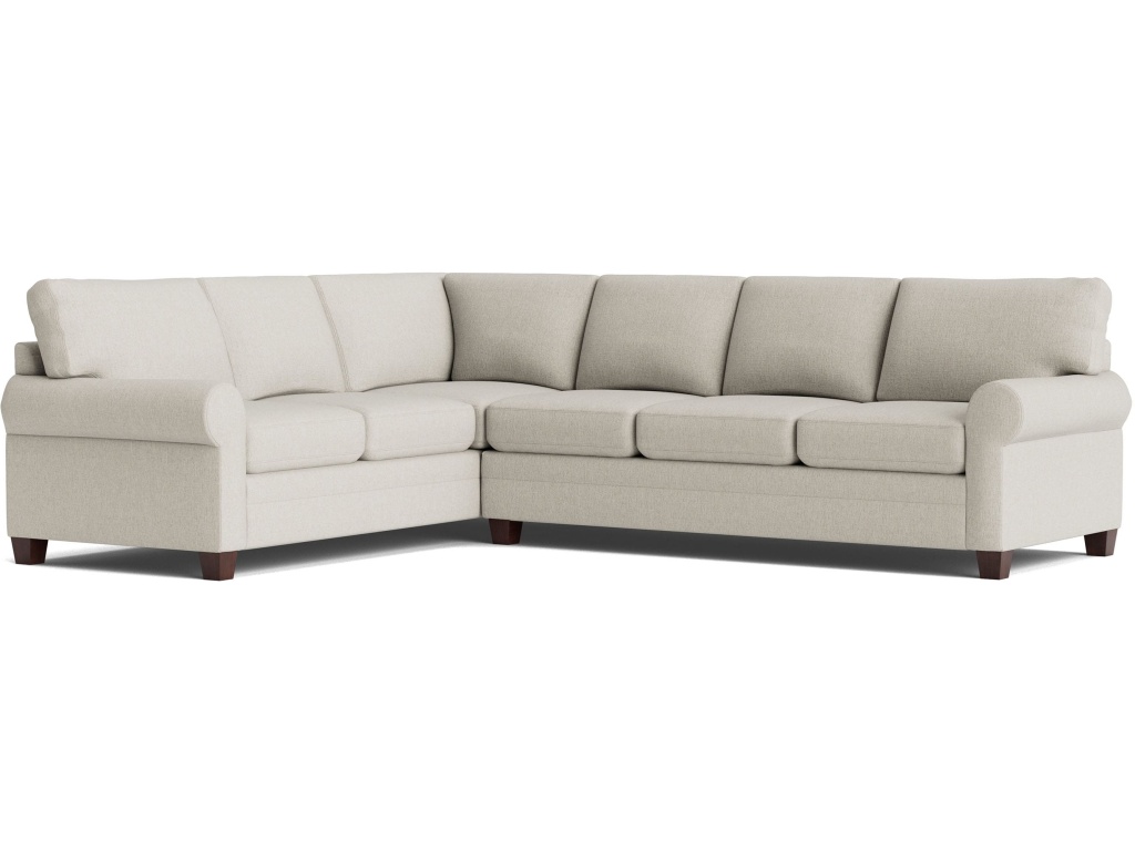 Carolina Roll Arm L-Shaped Sectional